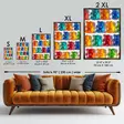 Inramad MDF-tavla Wallity Flerfärgad MDF 35x47 cm - Tavlor och ramar - 8684282848479 - 8