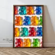 Inramad MDF-tavla Wallity Flerfärgad MDF 35x47 cm - Tavlor och ramar - 8684282848479 - 2