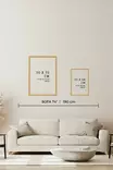 Inramad Tavla Wallity Flerfärgad MDF 50x70 cm 3 Delar - Tavlor och ramar - 8684283504879 - 6
