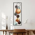 Väggdekor Metall Wallity Flerfärgad Metall 32x90x4 cm - Dekorationer, prydnadsföremål - 8683743851379 - 3