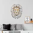 Väggdekor Metall Wallity Lion Flerfärgad Metall 40x50 cm - Dekorationer, prydnadsföremål - 8683743851669 - 2