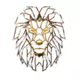 Väggdekor Metall Wallity Lion Flerfärgad Metall 40x50 cm - Dekorationer, prydnadsföremål - 8683743851669 - 1