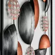 Väggdekor Metall Wallity Aurora Flerfärgad Metall 55x55 cm - Dekorationer, prydnadsföremål - 8682870854819 - 5