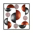 Väggdekor Metall Wallity Aurora Flerfärgad Metall 55x55 cm - Dekorationer, prydnadsföremål - 8682870854819 - 1