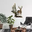 Väggdekor Metall Wallity Deer 3 Flerfärgad Metall 65x79 cm - Dekorationer, prydnadsföremål - 8683743680009 - 4