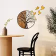 Väggdekor Trä Wallity Tree And Birds Flerfärgad Trä 92x71x3 cm - Dekorationer, prydnadsföremål - 8683742935339 - 4