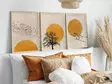 Inramad MDF-tavla Wallity Flerfärgad MDF 30x40 cm 3 Delar - Tavlor och ramar - 8684282338949 - 5