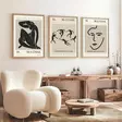 Inramad MDF-tavla Wallity Flerfärgad MDF 50x70 cm 3 Delar - Tavlor och ramar - 8684282976509 - 3