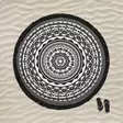 Strandhandduk Mijölnir Flerfärgad 60% Bomull 40% Polyester 150x150 cm - Handdukar - 8684283657179 - 3