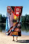 Strandhandduk Mijölnir Flerfärgad Mikrofilament 70x130 cm - Handdukar - 8684282665939 - 3