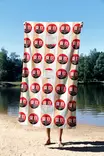 Strandhandduk Mijölnir Flerfärgad Mikrofilament 70x130 cm - Handdukar - 8684282665939 - 4