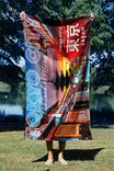 Strandhandduk Mijölnir Flerfärgad Mikrofilament 70x130 cm - Handdukar - 8684282665939 - 2