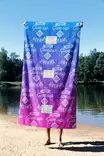 Strandhandduk Mijölnir Flerfärgad Mikrofilament 70x130 cm - Handdukar - 8684282665779 - 4