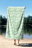 Strandhandduk Mijölnir Flerfärgad Mikrofilament 70% Polyester 30% Polyamid 90x150 cm - Handdukar - 8684282666509 - 2
