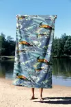 Strandhandduk Mijölnir Flerfärgad 70% Polyester 30% Polyamid Mikrofilament 90x150 cm - Handdukar - 8684282666479 - 3