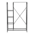Hallmöbel Hanah Home Peter Svart Metall 105x163x31 cm - Hallskåp - 8684282608349 - 5