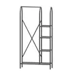 Hallmöbel Hanah Home Peter Svart Metall 105x163x31 cm - Hallskåp - 8684282608349 - 3