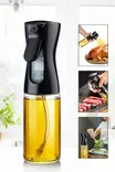 Oljedispenser, svart, 6 x 7 x 22 cm, hälsosam, lättanvänd, maskindiskbar - Dagliga köksartiklar - 8684282654759 - 2
