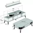 Vardagsrumsmöbelset Hanah Home Eylül Ek Spånskiva 168x51,6x39 cm - Möbler - 8681875207859 - 1