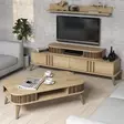 Vardagsrumsmöbelset Hanah Home Eylül Ek Spånskiva 168x51,6x39 cm - Möbler - 8681875207859 - 3