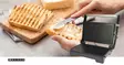 Panini kontaktgrill med non-stickbeläggning och överhettningsskydd 1000W Svart - Smörgåsgrillar och brödrostar - 8711902083009 - 90