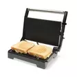 Panini kontaktgrill med non-stickbeläggning och överhettningsskydd 1000W Svart - Smörgåsgrillar och brödrostar - 8711902083009 - 43
