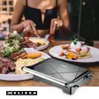 Panini kontaktgrill med non-stickbeläggning och överhettningsskydd 1000W Svart - Smörgåsgrillar och brödrostar - 8711902083009 - 5
