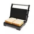 Panini kontaktgrill med non-stickbeläggning och överhettningsskydd 1000W Svart - Smörgåsgrillar och brödrostar - 8711902083009 - 42