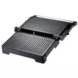 Panini kontaktgrill med non-stickbeläggning och överhettningsskydd 1000W Svart - Smörgåsgrillar och brödrostar - 8711902083009 - 16
