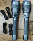 PNI Adventure F20000 ficklampa med LED 138 W, 3 ljusnivåer plus Turbo, 12000 lumen, zoom, upp till 250 m, 5000 mAh batteri, IPX7, Power Bank-funktion - Ficklampor - 5949066536939 - 2
