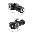 PNI Adventure F75 lykta fram med 6W, 600 lm LED, aluminium, med batteri och USB magnetisk laddare - Ficklampor - 5949066516849 - 12