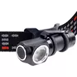 PNI Adventure F75 lykta fram med 6W, 600 lm LED, aluminium, med batteri och USB magnetisk laddare - Ficklampor - 5949066516849 - 1