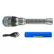 PNI Adventure F810 ficklampa med LED 138 W, 3 ljusnivåer plus Turbo, 12000 lumen, zoom, upp till 250 m, 5000 mAh batteri, IPX7, Power Bank-funktion - Ficklampor - 5949066537479 - 9