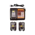 PNI WK450 Batteriverktygspaket 18V - 4 maskiner, 2 batterier (5.0Ah) & laddare - Batteridrivna borrmaskiner och skruvdragare - 5949066533129 - 6