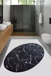 Matta Conceptum Marble Oval DJT Flerfärgad Polyester 60x90 cm - Små mattor och gångmattor - 8681875899009 - 2