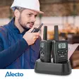 Walkie-Talkie Set | 2 handenheter | Upp till 10 km | Frekvenskanaler: 8 | PTT / VOX | 24 h standby | Laddningsbas ingår | Hörlursutgång | Svart - Walkie-talkies och megafoner - 8711902102489 - 5