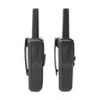 Walkie-Talkie Set | 2 handenheter | Upp till 10 km | Frekvenskanaler: 8 | PTT / VOX | 360 min | Laddningsstation ingår | Hörlursutgång | Svart - Walkie-talkies och megafoner - 8711902102489 - 25