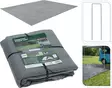 Campingtältmatta i polyeten 250 x 300 cm harmaa - Husvagnsmarkiser och tält - 8721037408189 - 1