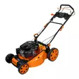 Självgående gräsklippare, klippbredd 55 cm, uppsamling, mulching, sidoutkast - Skjutbara gräsklippare - 6438168120959 - 16
