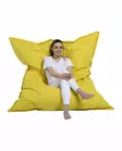 Sittsäck Atelier del Sofa Giant Cushion Gul Polyester 140x180 cm - Saccosäckar - 8683743039999 - 2