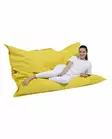 Sittsäck Atelier del Sofa Giant Cushion Gul Polyester 140x180 cm - Saccosäckar - 8683743039999 - 6