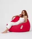 Sittsäck Atelier del Sofa Premium XXL Röd Polyester 115x130 cm - Saccosäckar - 8683743039319 - 2