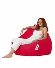 Sittsäck Atelier del Sofa Premium XXL Röd Polyester 115x130 cm - Saccosäckar - 8683743039319 - 1