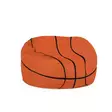 Sittsäck Atelier del Sofa Basketball Kids Tile Red Polyester 70x70 cm - Saccosäckar - 8683743039029 - 1