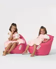 Sittsäck Atelier del Sofa Premium Kids Rosa Polyester 60x60 cm - Saccosäckar - 8683743039289 - 8
