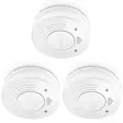 Rökdetektor med 10 års batteri- och sensortid 3-pack Vit - Brandvarnare och kolmonoxidvarnare - 8711902089469 - 2