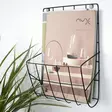 Väggorganisatör Wallity Svart Metall 26x29x10 cm - Klädhängare - 8683743842209 - 2