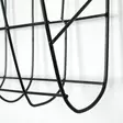 Väggorganisatör Wallity Svart Metall 26x29x10 cm - Klädhängare - 8683743842209 - 8
