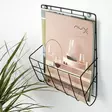 Väggorganisatör Wallity Svart Metall 26x29x10 cm - Klädhängare - 8683743842209 - 6