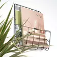 Väggorganisatör Wallity Svart Metall 26x29x10 cm - Klädhängare - 8683743842209 - 5